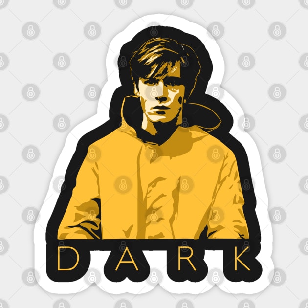 Dark Jonas Negative Portrait Sticker by ArtMoore98